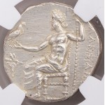  Outstanding NGC MS Ancient Macedonia Coin Alexander the Great Silver Tetradrachm Early Posthumous Issue